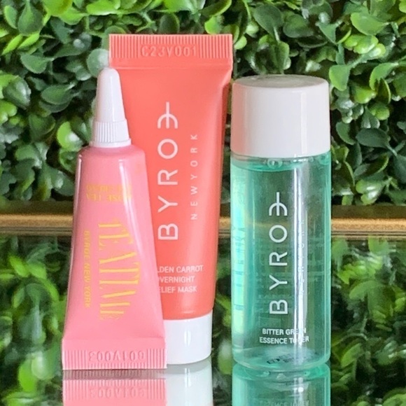 Byroe Rose Tea Eye Cream, Bitter Green Essence, Golden Carrot Mask NEW | Bundle - Picture 5 of 10